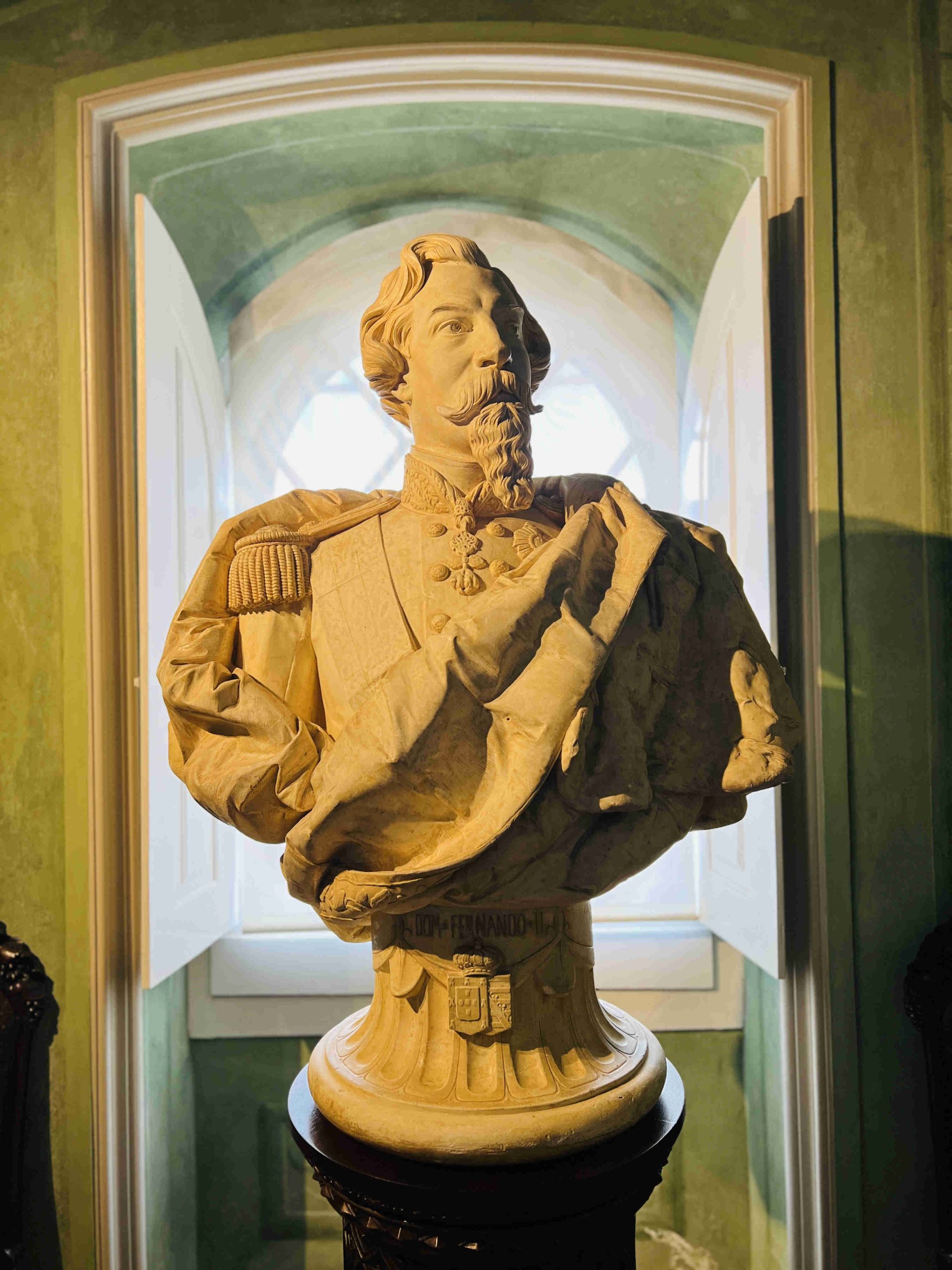 Portrait of King Ferdinand II of Portugal - Pena Palace in Sintra